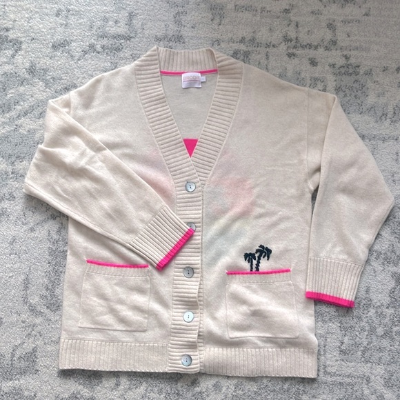 BRODIE CASHMERE CARDIGAN SWEATER - Picture 3 of 8